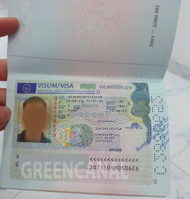 các loại visa đức schengen